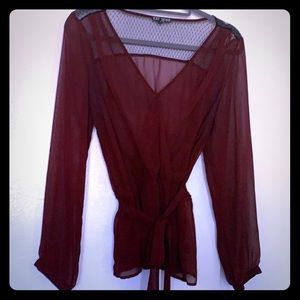 EXPRESS sheer blouse